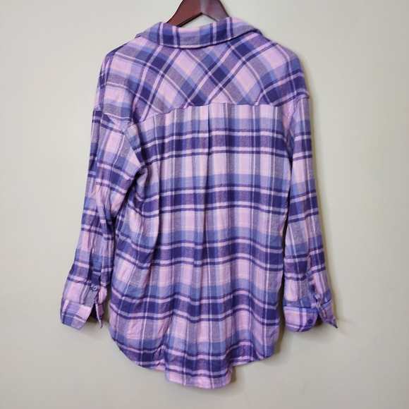 bp Boyfriend Plaid Button-Up Shirt - Picture 6 of 6